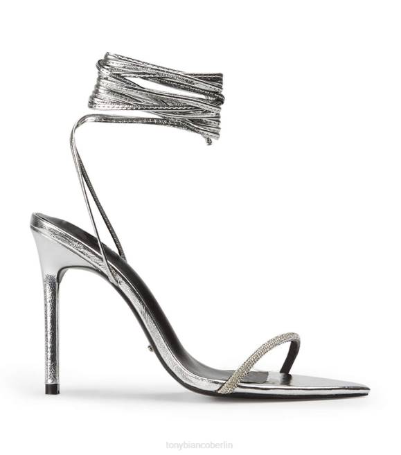 Stöckelschuhe| de Tony Bianco Frauen Makai-Absätze Silberfolie 4624196